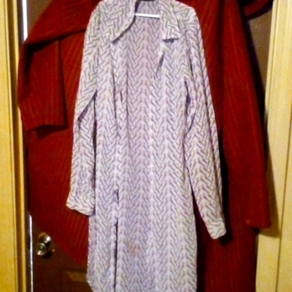Purple medium duster